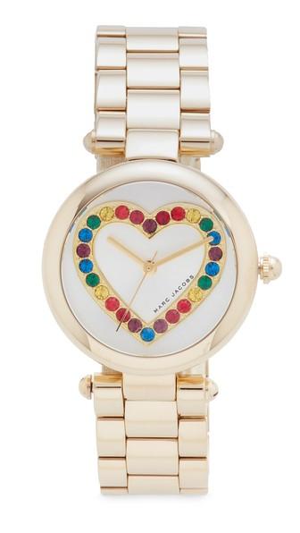 Marc Jacobs Dotty Heart Glitz Watch