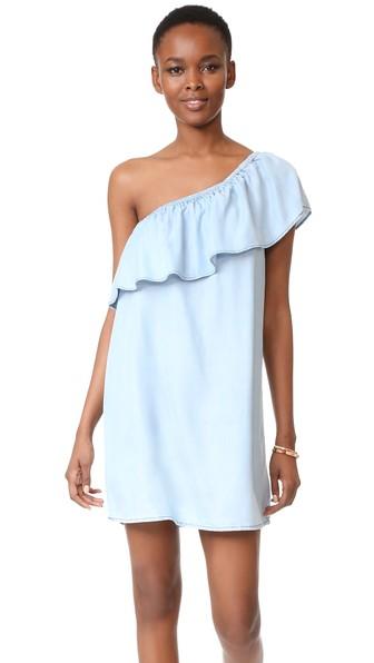 Bb Dakota One Shoulder Ruffle Dress