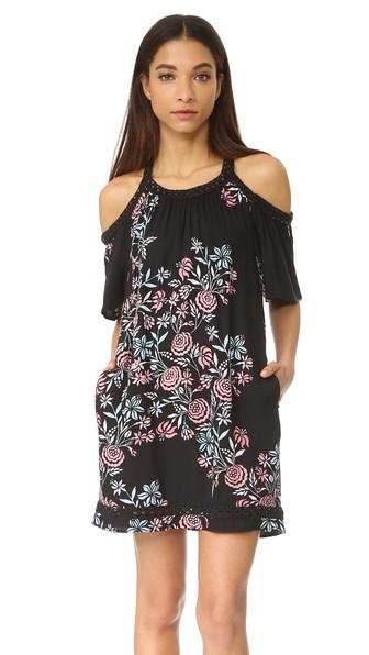 Ella Moss Wanderer Floral Cold Shoulder Dress