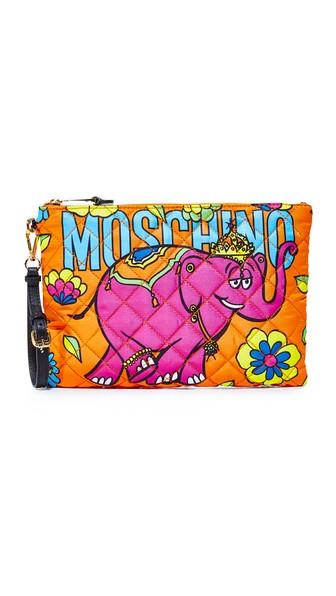 Moschino Printed Clutch