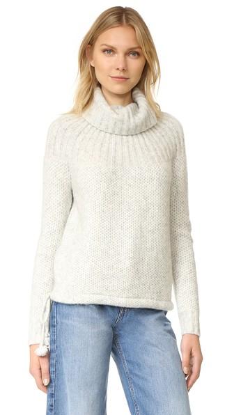 Madewell Drawcord Rib Yoke Pullover