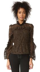 Sonia By Sonia Rykiel High Neck Lace Blouse