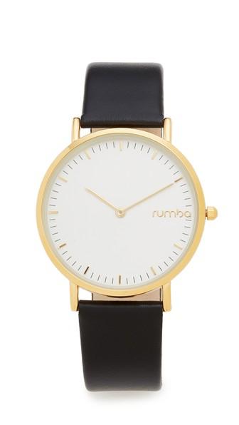 Rumbatime Soho Leather Lights Out Watch