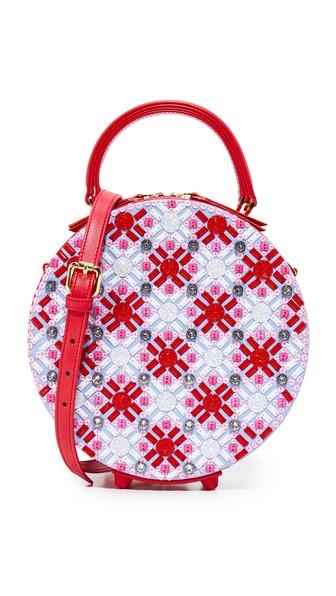 Mayra Fedane Swarovski Embroidered Coco Circle Bag