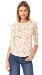 La Vie Rebecca Taylor Long Sleeve Wild Posey Tee