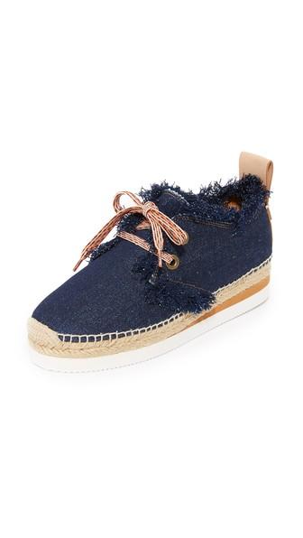 See By Chloe Denim Espadrille Sneakers
