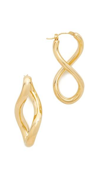 Soave Oro Shiny Ear Snap Bar Earrings