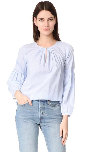 Madewell Pinstripe Blouse