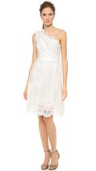 Marchesa Embroidered Lace Dress