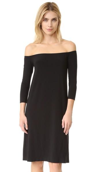 Norma Kamali Kamali Kulture Off Shoulder Dress