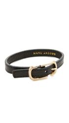 Marc Jacobs Icon Buckle Leather Bracelet