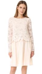 See By Chloe Lace Long Sleeve Dress
