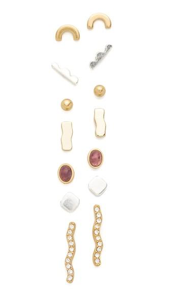 Madewell Mixed Stud Earring Set