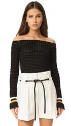 3 1 Phillip Lim Off Shoulder Crop Top