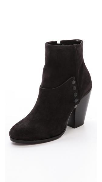 Rag & Bone Kendall Boots - Asphalt
