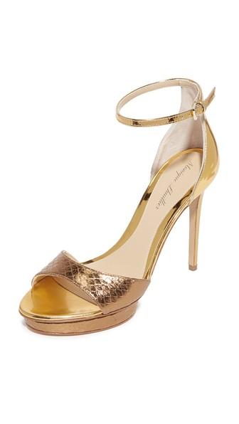 Monique Lhuillier Kiara Ankle Strap Sandals