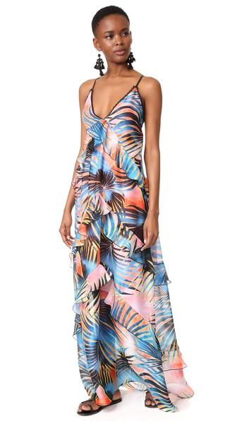 Just Cavalli Palm Maxi Dress
