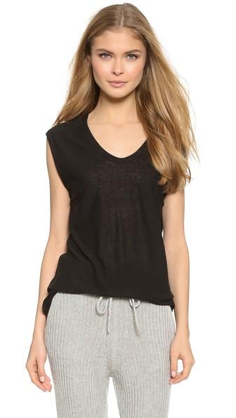 T By Alexander Wang Slub Classic Muscle Tee
