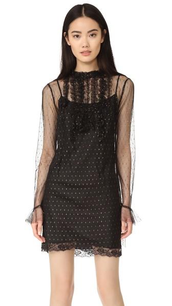 Sonia By Sonia Rykiel Ruffle Front Mini Dress