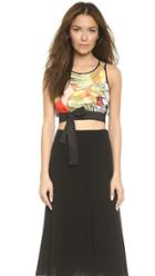 Clover Canyon Falling Leaves Crop Top