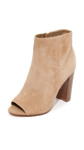 Sam Edelman Yarin Open Toe Booties - Oatmeal