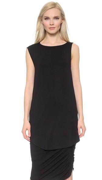 Zero Maria Cornejo Side Drape Mini Tunic