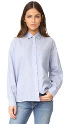 Vince Long Sleeve Crop Shirt
