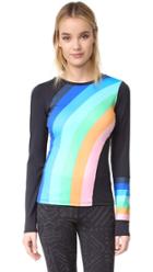 Free People Movement Rainbow Runner Top