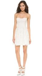 Monique Lhuillier Flirt Lace Mini Dress