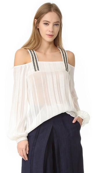 Zeus Dione Lysia Silk Blouse