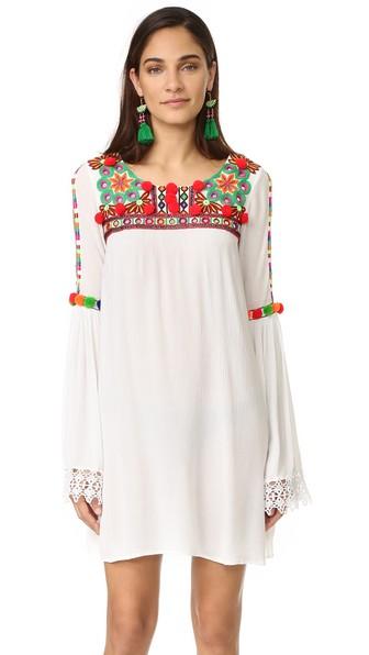 Pia Pauro Long Sleeve Embroidered Tunic