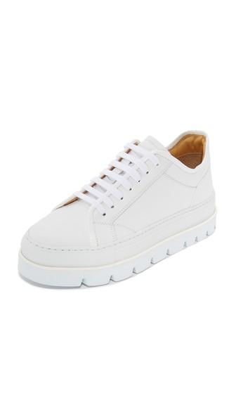 Mm6 Lace Up Platform Sneakers