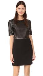 Mugler Short Sleeve Dress