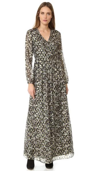 Scotch Soda Maison Scotch Jacquard Maxi Dress