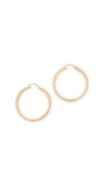 Bronzallure Purezza Medium Hoop Earrings