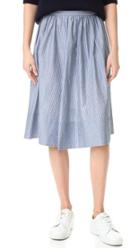 Vince Shirred Full Skirt