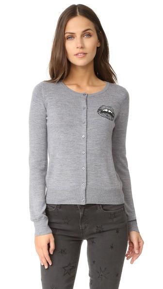 Markus Lupfer Tonal Sequin Mini Lara Cardigan