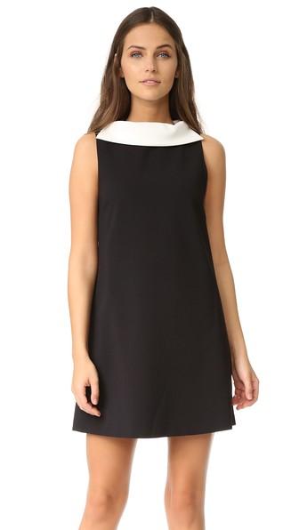 Alice Olivia Bellini Shift Dress With Collar