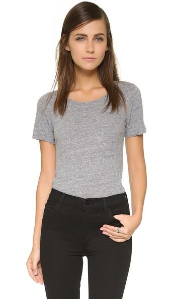 Monrow Granite Jersey Crew Neck Tee