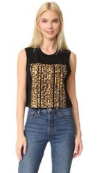 Alexander Wang Cropped Tank With Barcode