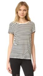 Pam Gela S S Slash Neck Crew Tee