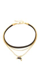 Lacey Ryan Black Spinel Horn Choker
