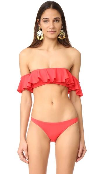Milly Sirolo Ruffle Bandeau Top