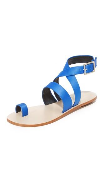 Tibi Hallie Satin Sandals
