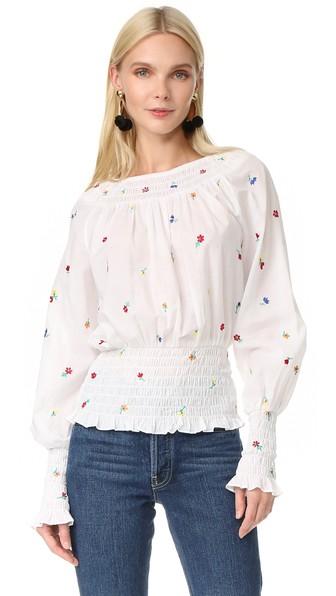 Suno Smocked Blouse