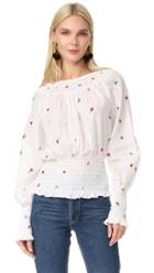 Suno Smocked Blouse