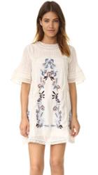 Free People Perfectly Victorian Embroidered Mini Dress