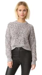 T By Alexander Wang Half Cardigan Knit Pullover