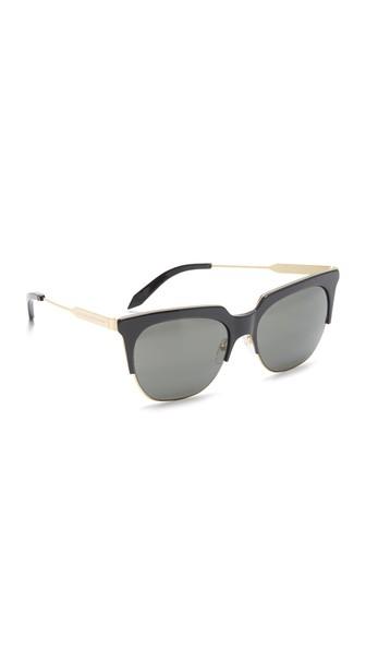 Victoria Beckham Layered Square Sunglasses