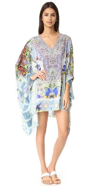 Camilla Split Shoulder Short Caftan